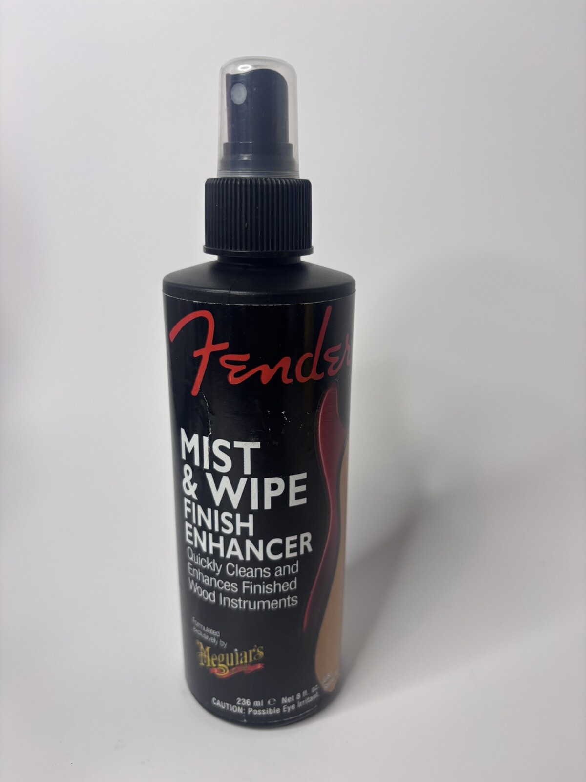 Fender Meguiars Most & Wipe Finish Enhancer For Wood Instruments HTF 8oz