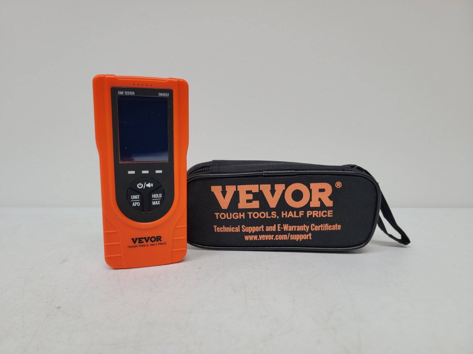 VEVOR Digital LCD 3-in-1 EMF Meter Electromagnetic Radiation Detector EF MF RF