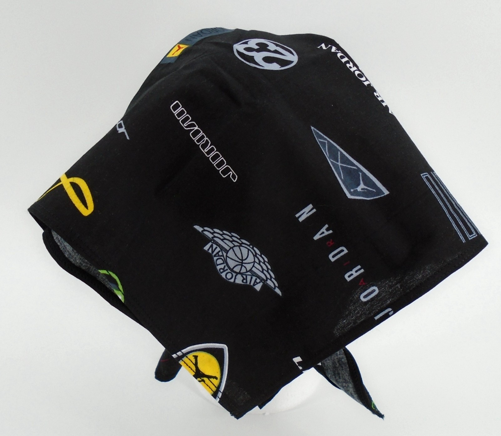 Nike Jordan Bandana Adult Cotton Feel Printed Flight Of Noir/Sail