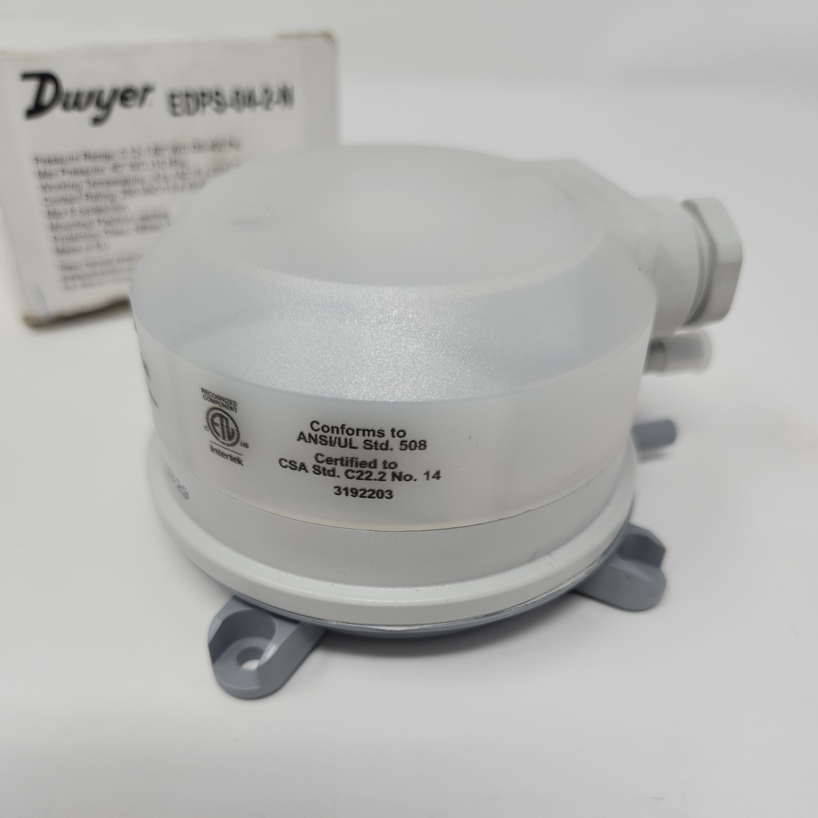 Dwyer EDPS-04-2-N Differential Pressure Switch