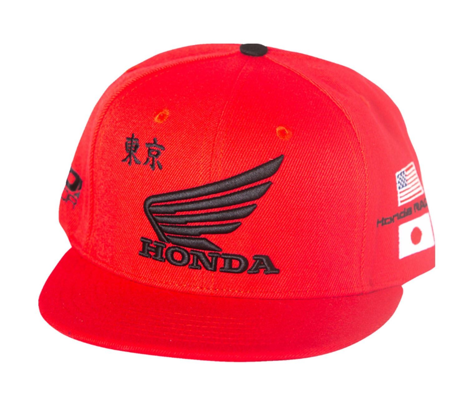 Honda Factory Design Snapback Hat Red - D'COR Visuals