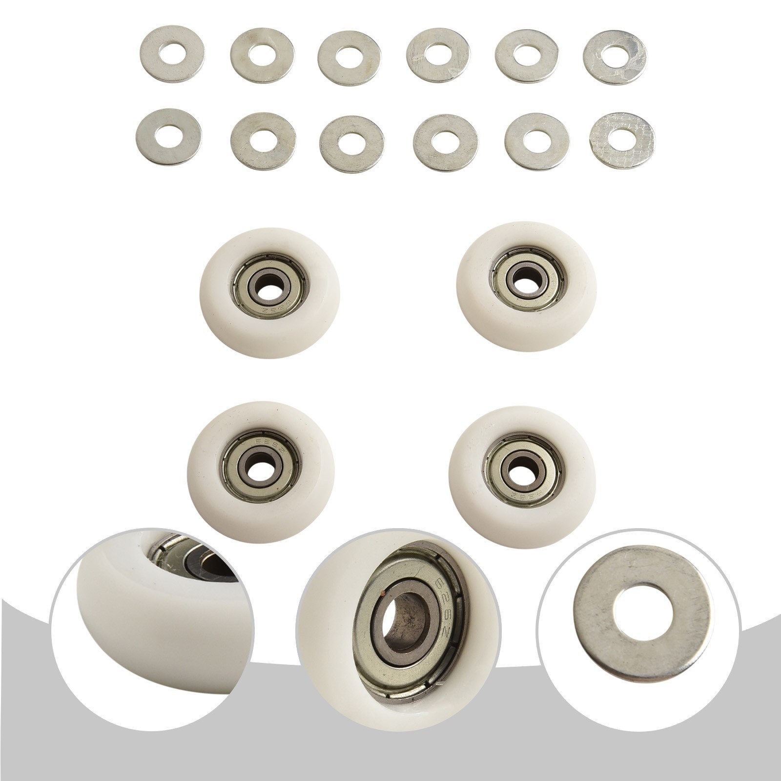 For Gym Equipment Rollers Pack of Four Suitable for Model Compatibility