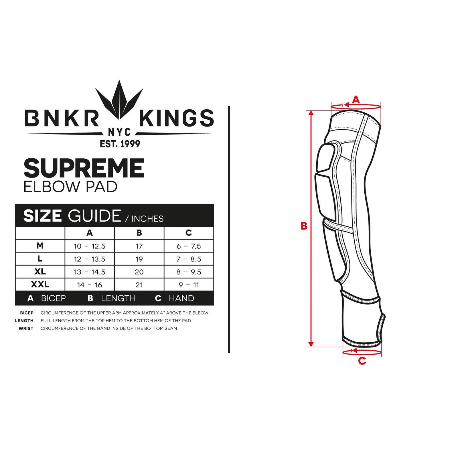 Bunkerkings V2 Supreme Elbow Pads - Medium