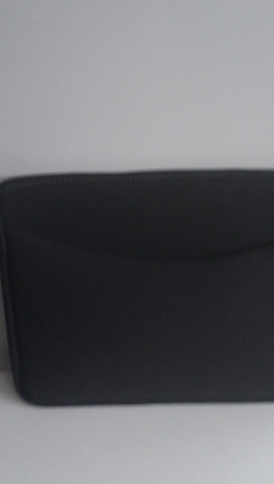 Black Neoprene Padded Sleeve Case for 13 Inch Universal Laptop Solid Pattern