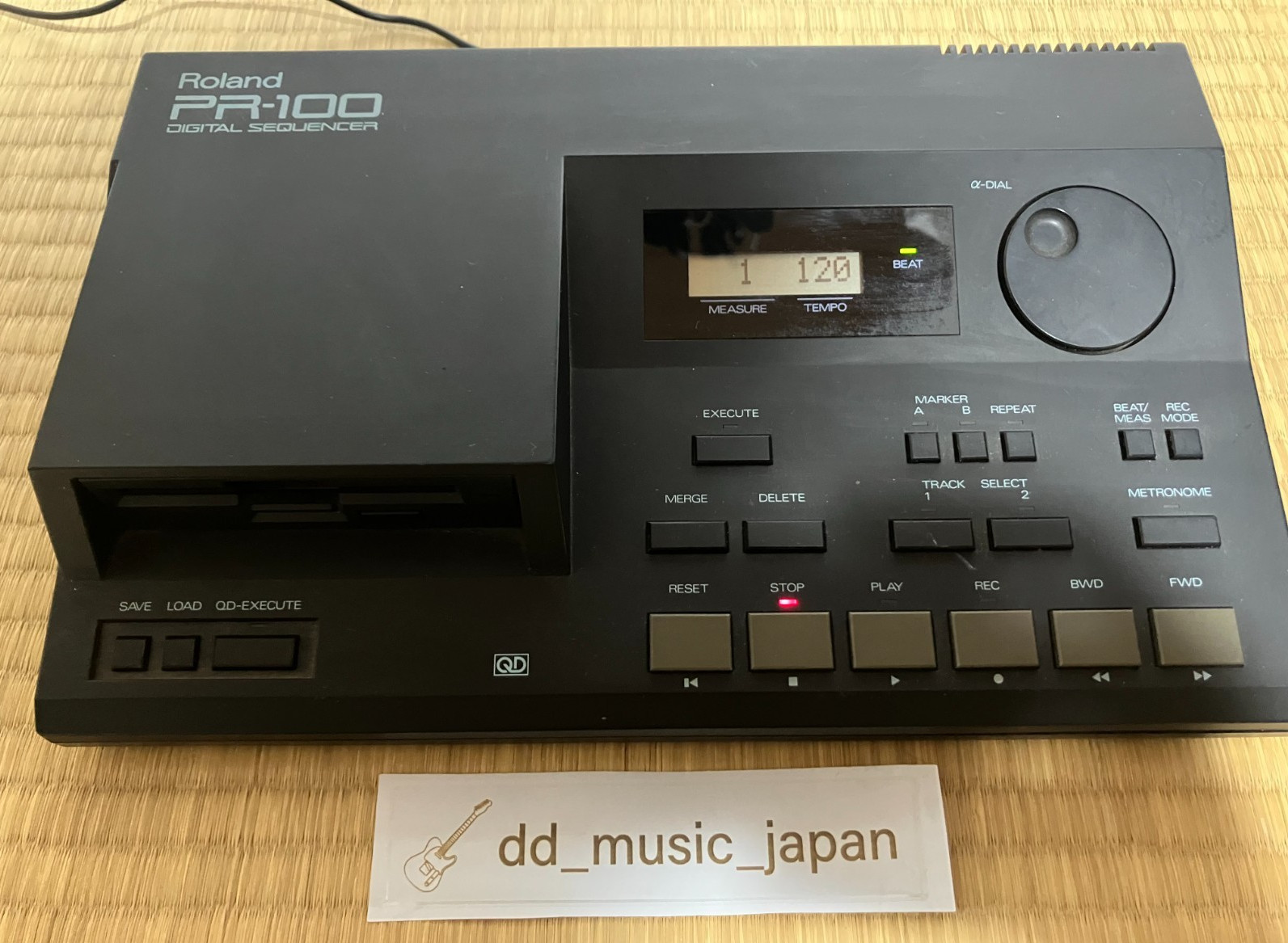 ROLAND PR-100 DIGITAL MIDI SEQUENCER Used From Japan