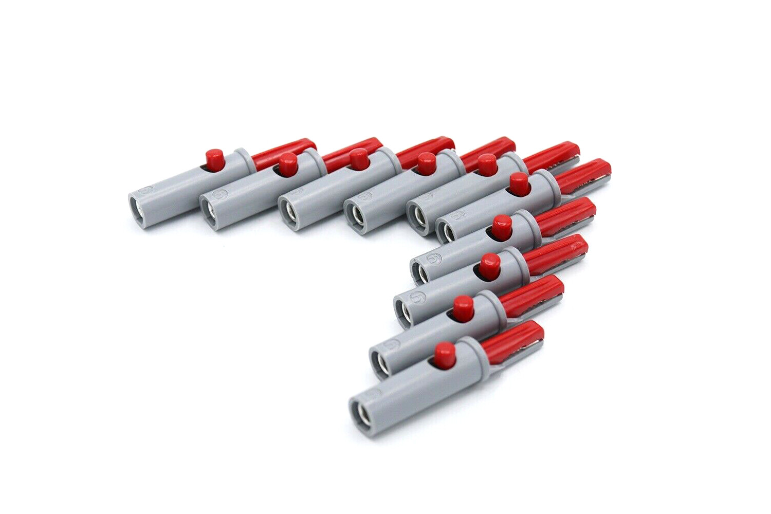 GE Healthcare, Marquette Banana Alligator Clip Adapters ADAK10 - Pack of 10