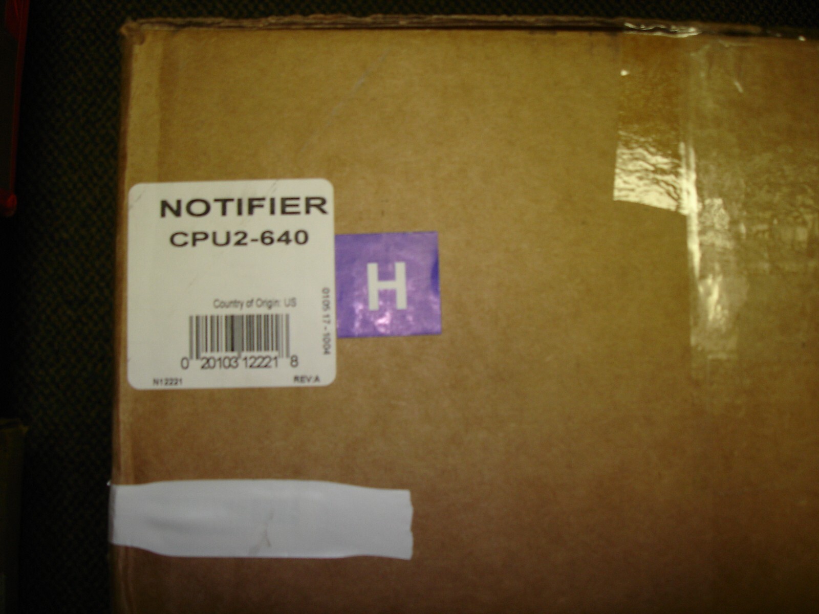 NOTIFIER CPU2-640   "NEW"