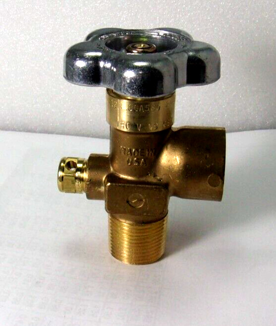 Sherwood CGA580   Nitrogen Inert Cylinder Valves 3/4" NGT 3360 PSI