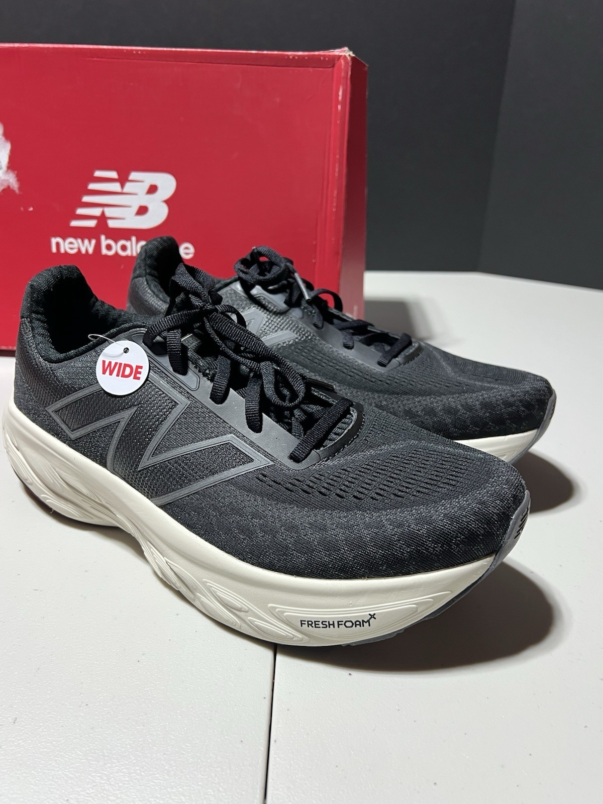 New Balance Fresh Foam X 1080v14 Running Shoes Black Men’s 8 Women’s 9.5 Wide 2E