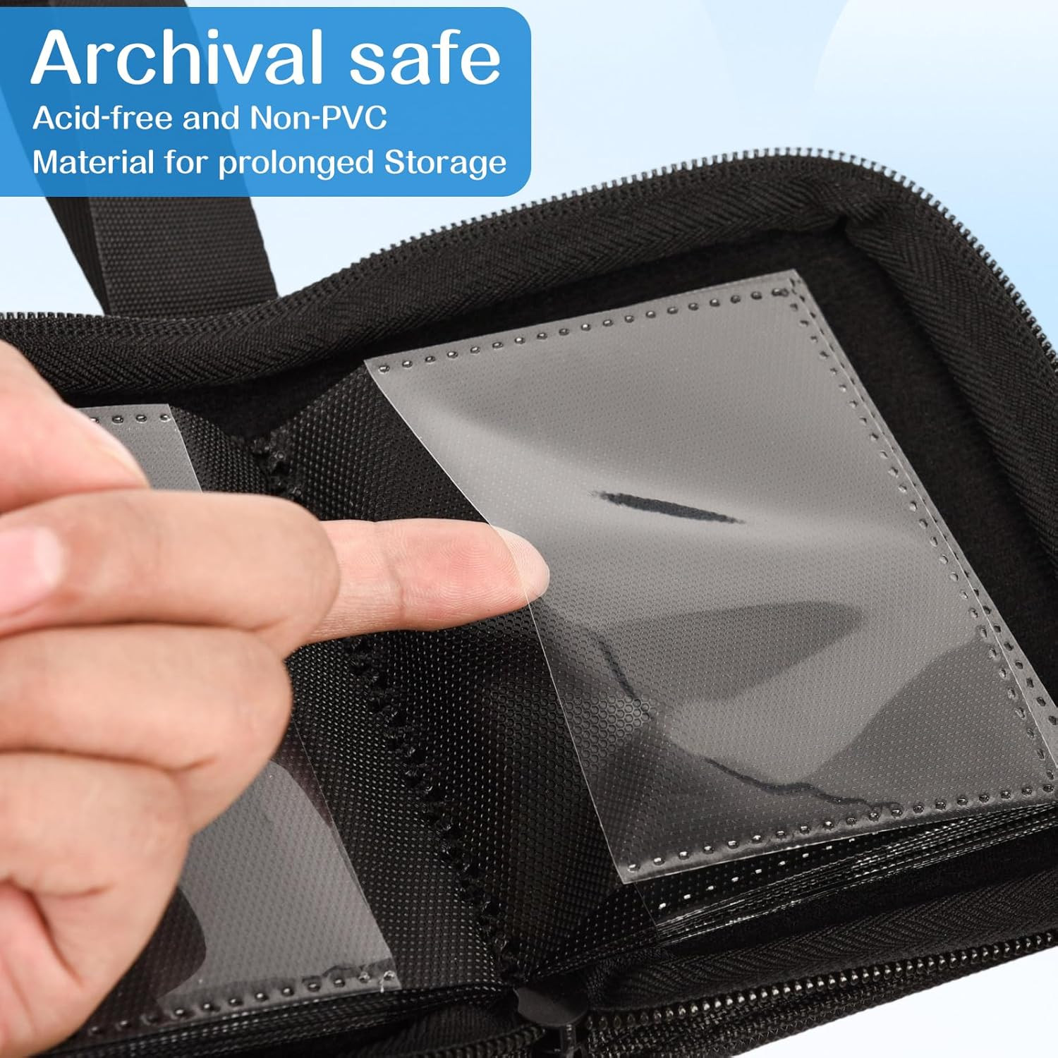 1 Pocket Card Binder Collectible Trading Card Album Single Card Holder...