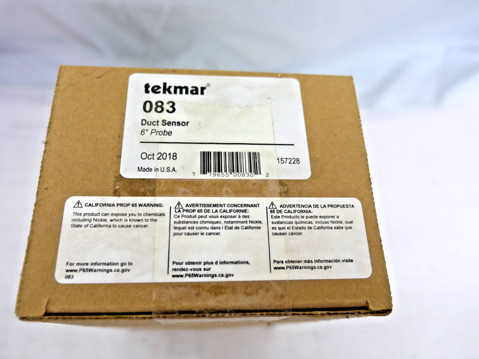 TEKMAR 083 DUCT SENSOR  NOS