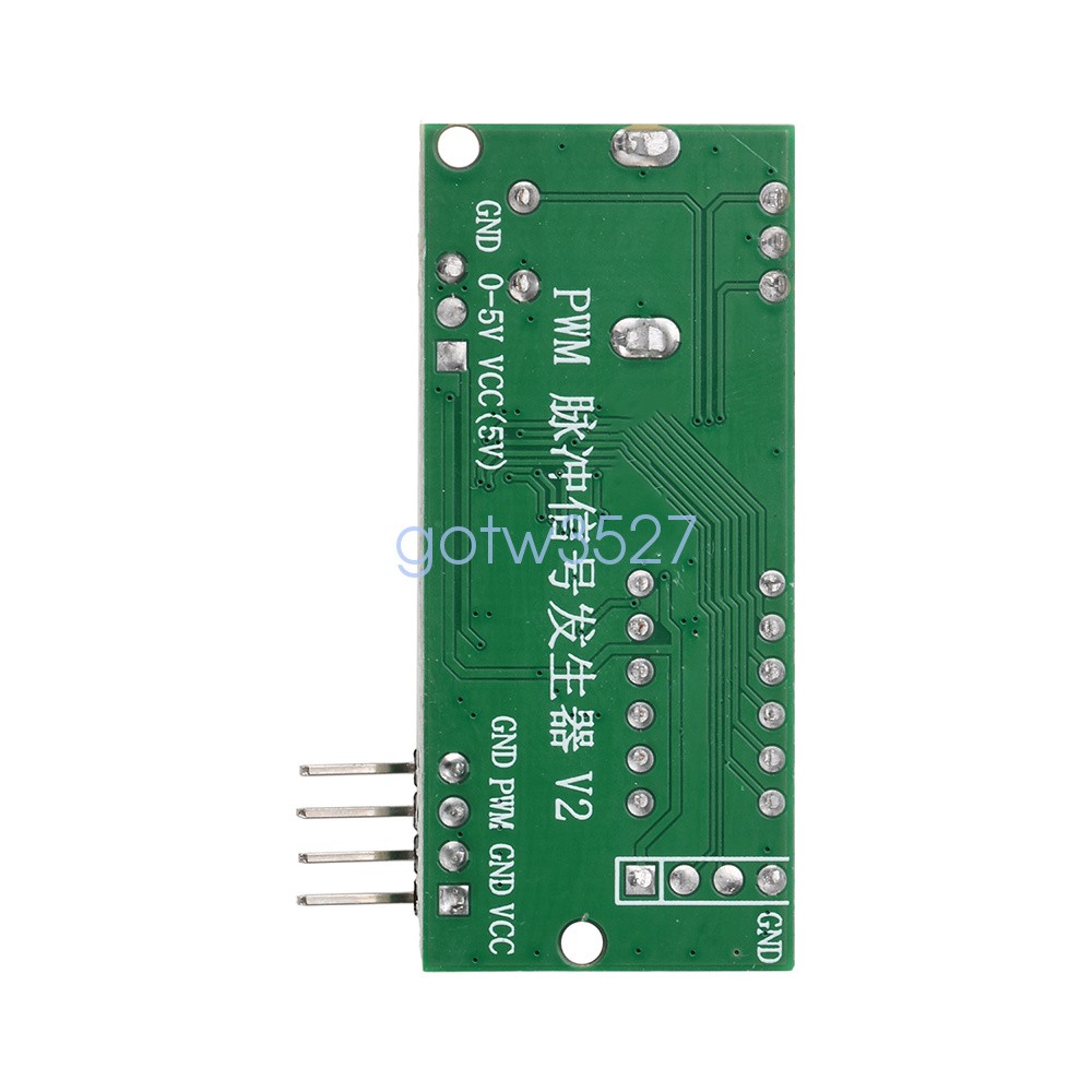 Adjustable PWM Pulse Frequency Duty Cycle Digital Square Wave Signal Generator