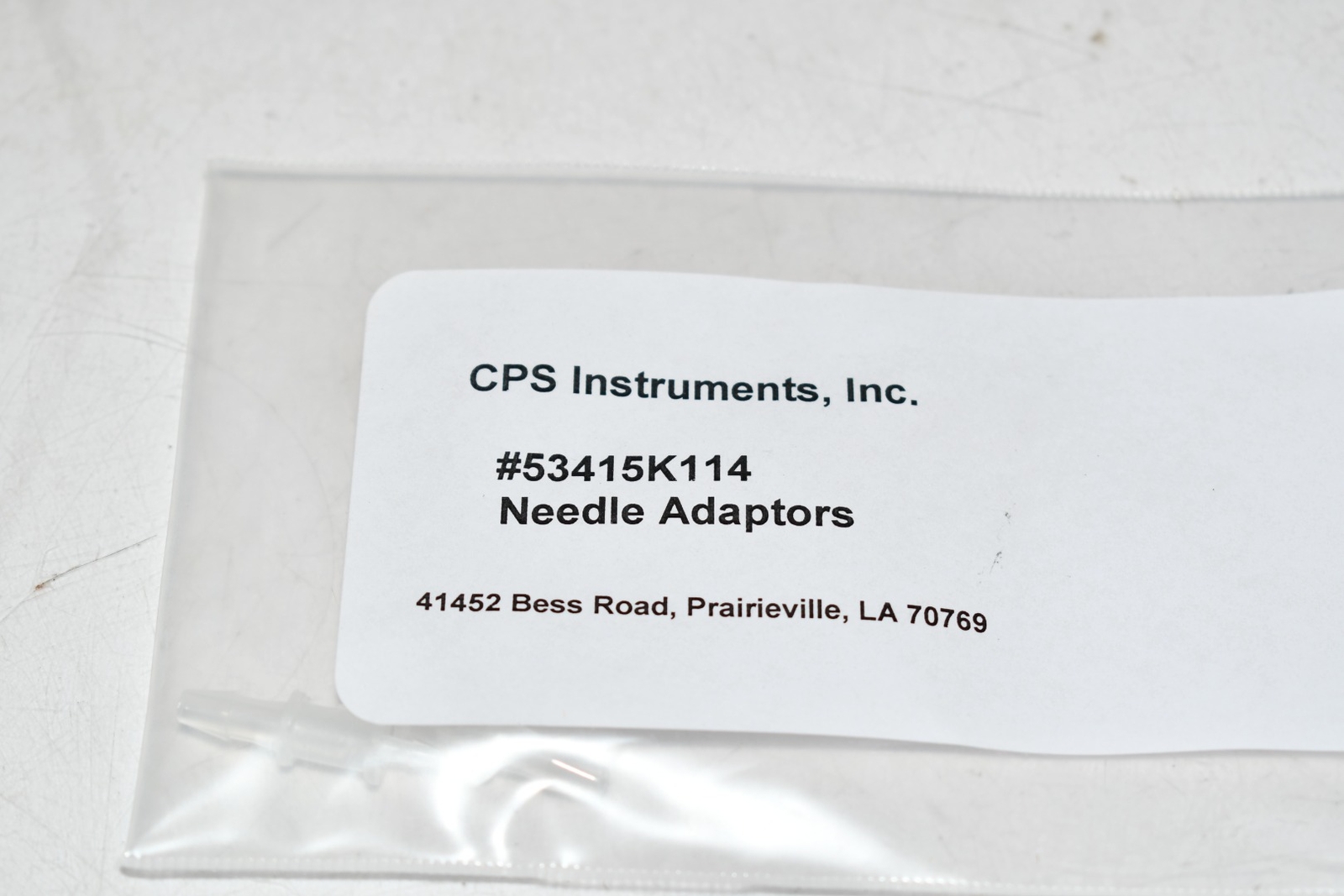 Pack of 2 NEW CPS Instruments 53415K114 Needle Adaptors