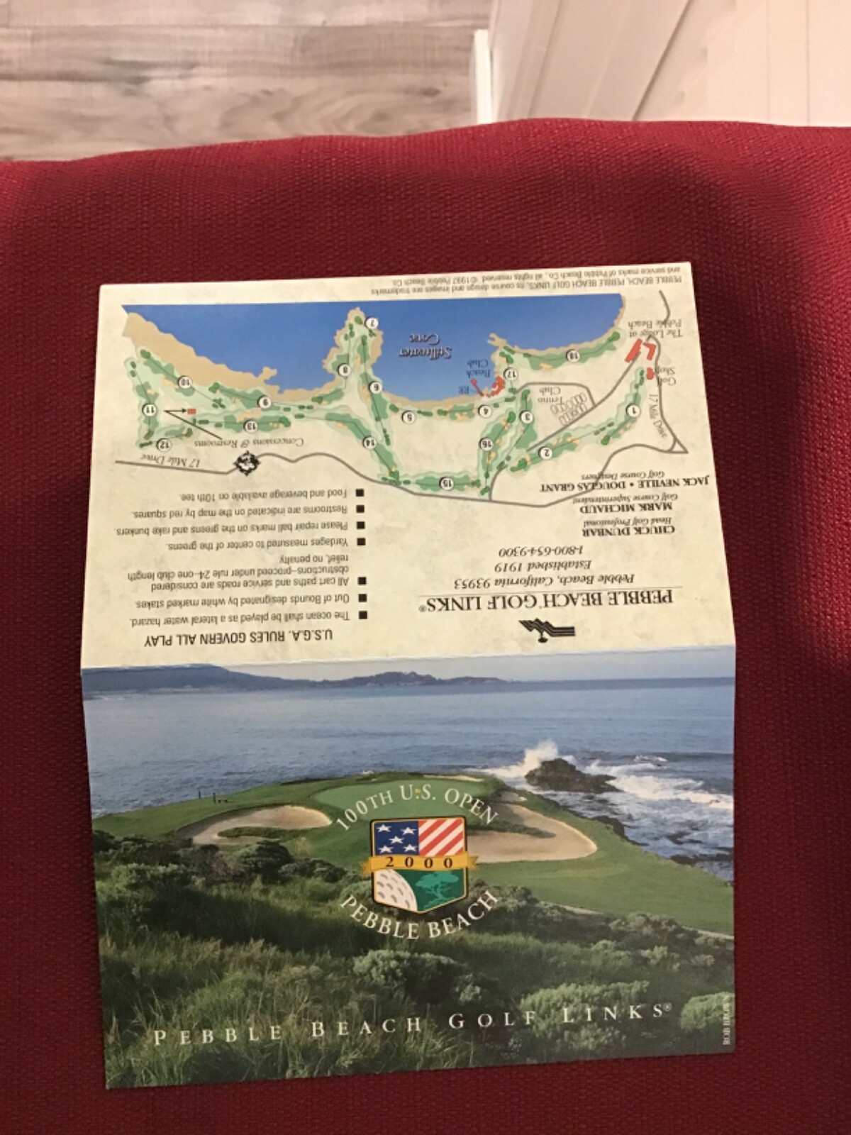 Pebble Beach 2000 U.S. open Scorecard Tiger Woods wins 100th PGA