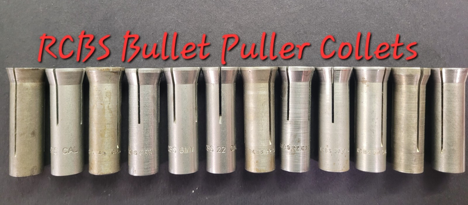 RCBS & HERTERS Standard Bullet Puller Collets *YOU PICK* Multiple Sizes