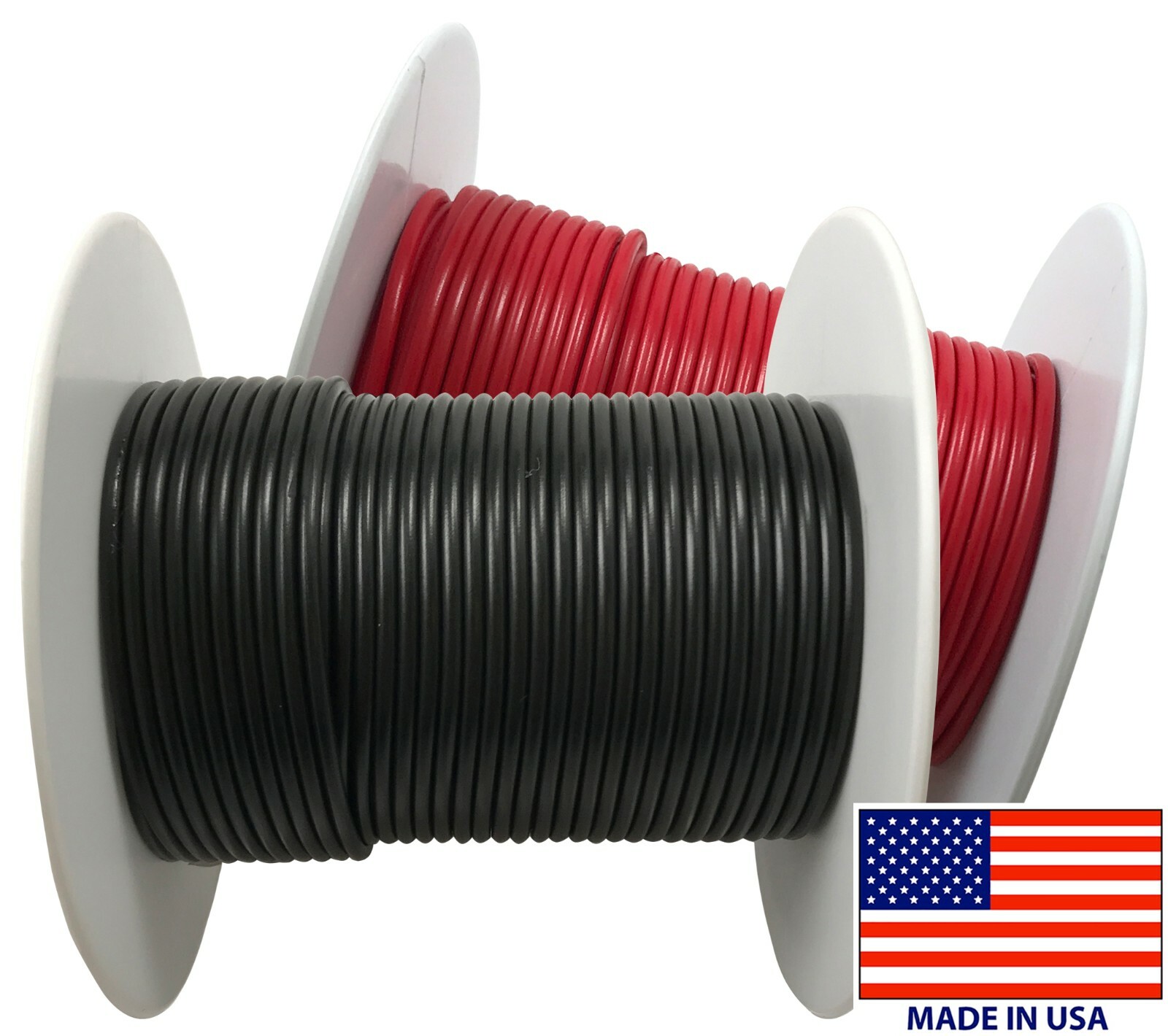 (2) 20 Gauge Wire 100 FT Red & Black Primary AWG Automotive Stranded Copper USA