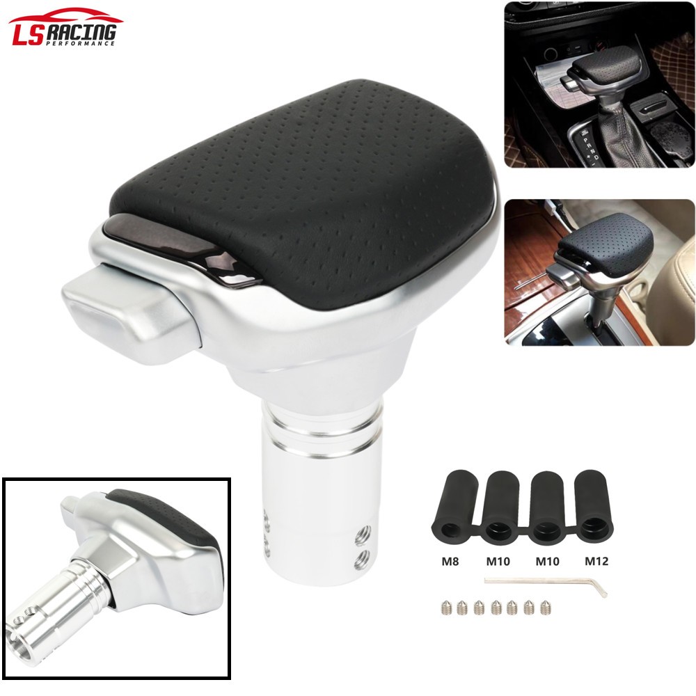 Black Universal JDM Automatic AT Car Gear Stick Shift Knob Lever Shifter