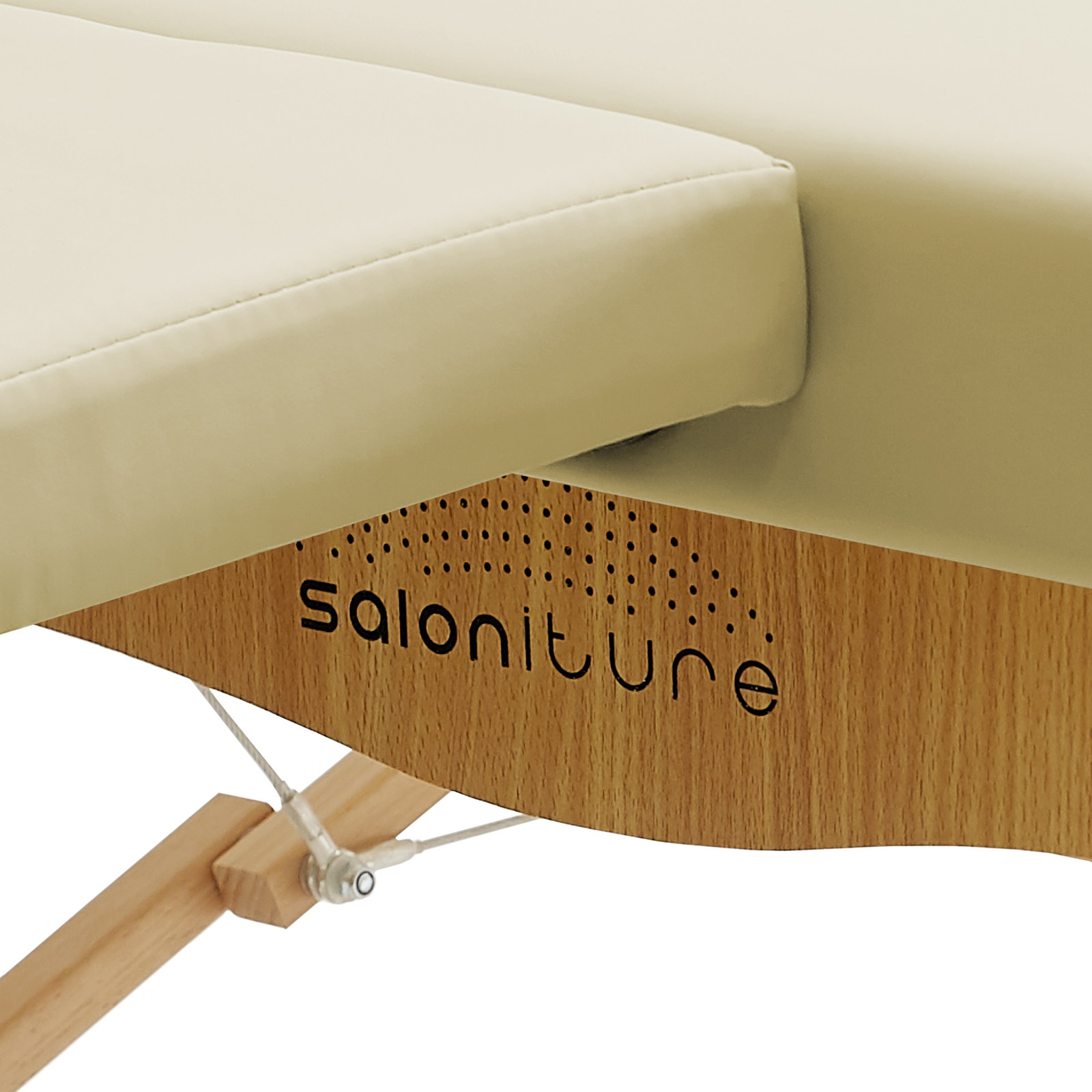 Portable Physical Therapy Massage Table - Stretching Treatment - Cream