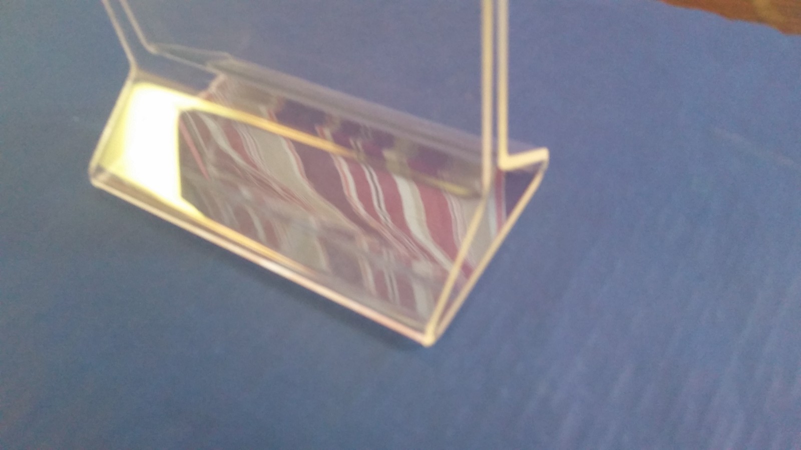 4" x 6" ACRYLIC TABLE TOP DISPLAYETTES RECTANGLE DOUBLE SIDED PHOTOS/FOODS