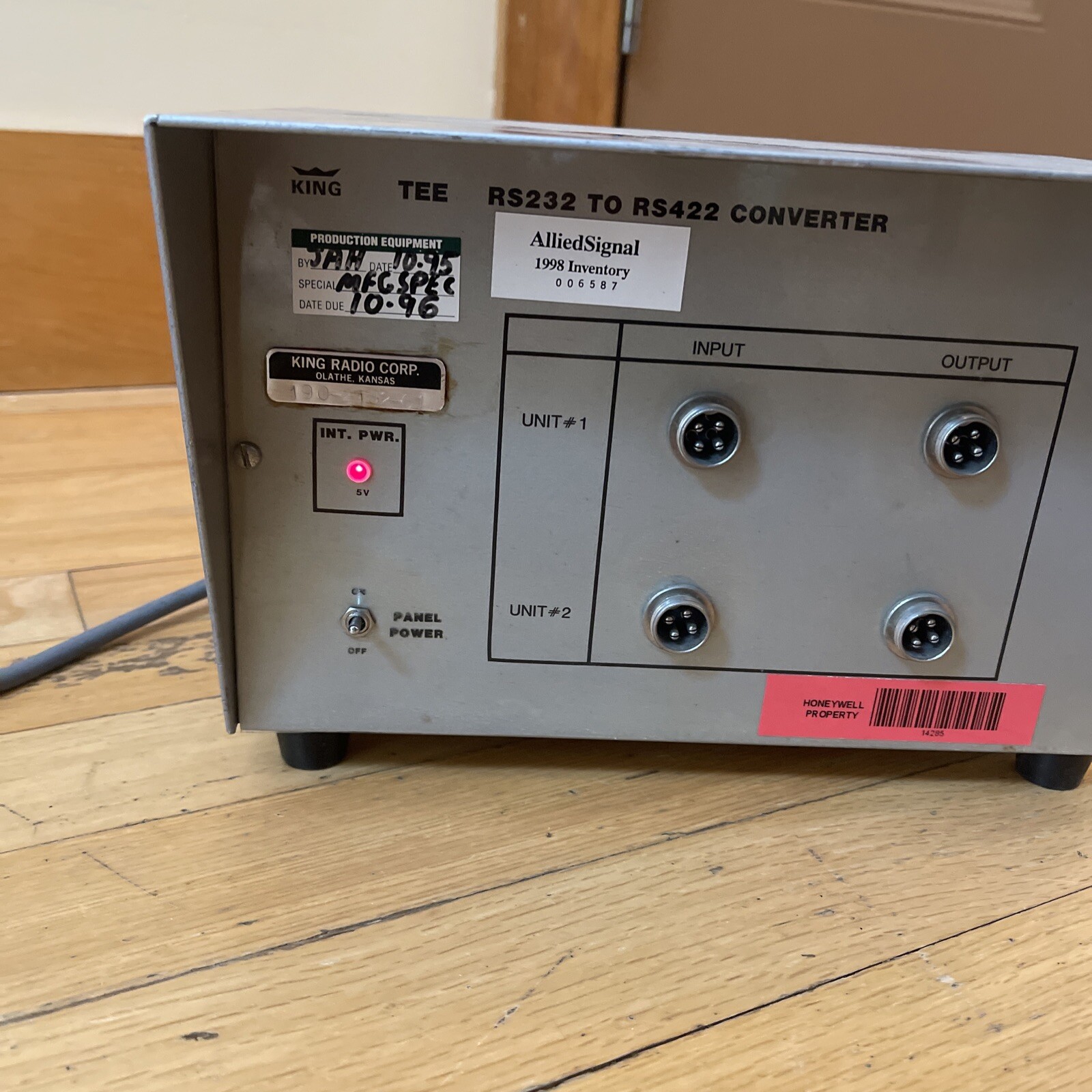 Bendix King Tee RS232 To RS422 Converter Avionics Test Equipment