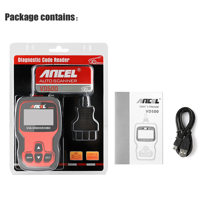 Automotive Code Reader OBD2 Scanner Fit For VW Audi Skoda Seat Full System Check