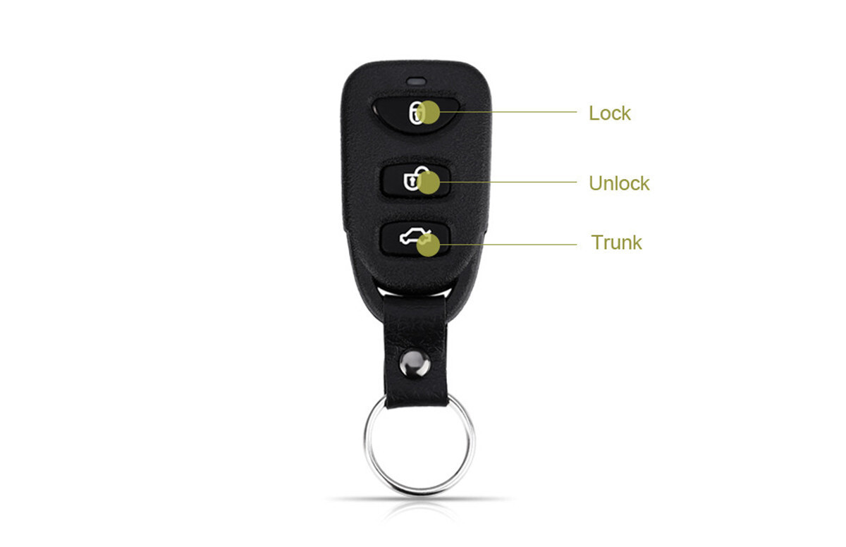 Car Remote Controllers Door Window Trunk Release Lock Keyless Entry System 12V