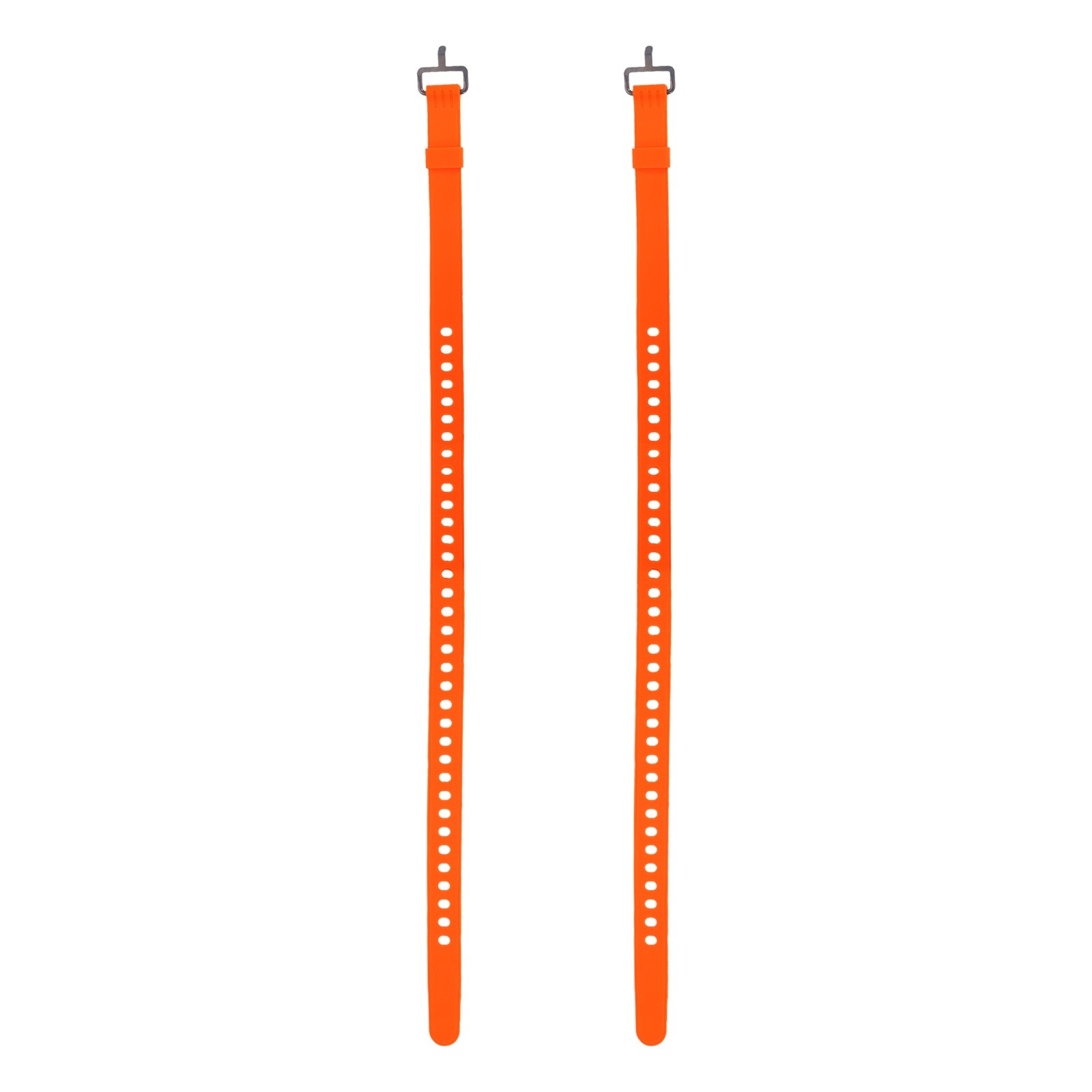 2Pcs Silicone Tie Down Strap, 70cm / 28Inch Resistant Silicone, Orange