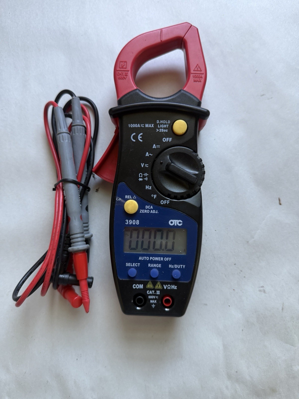 OTC 3908 clamp multimeter