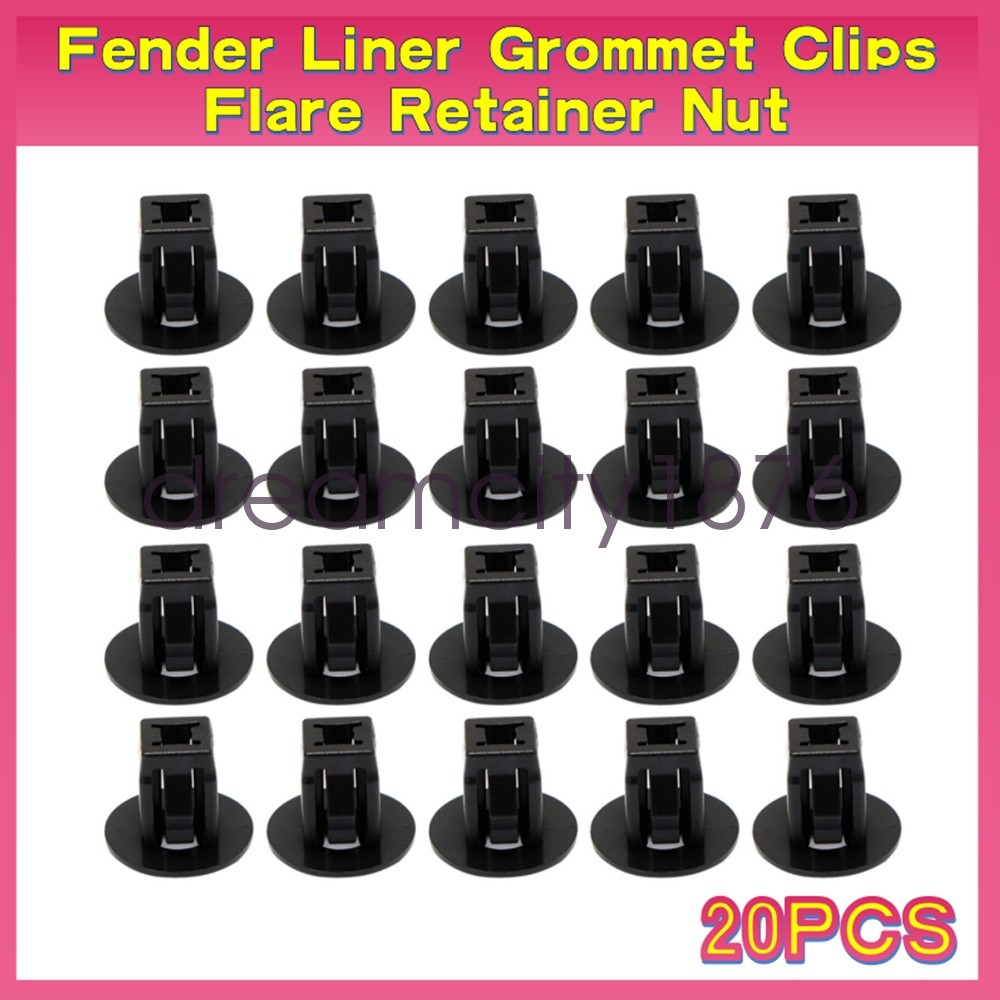 20*Fender Liner Grommet Clips Flare Retainer Nut For Nissan Rogue INFINITI QX50