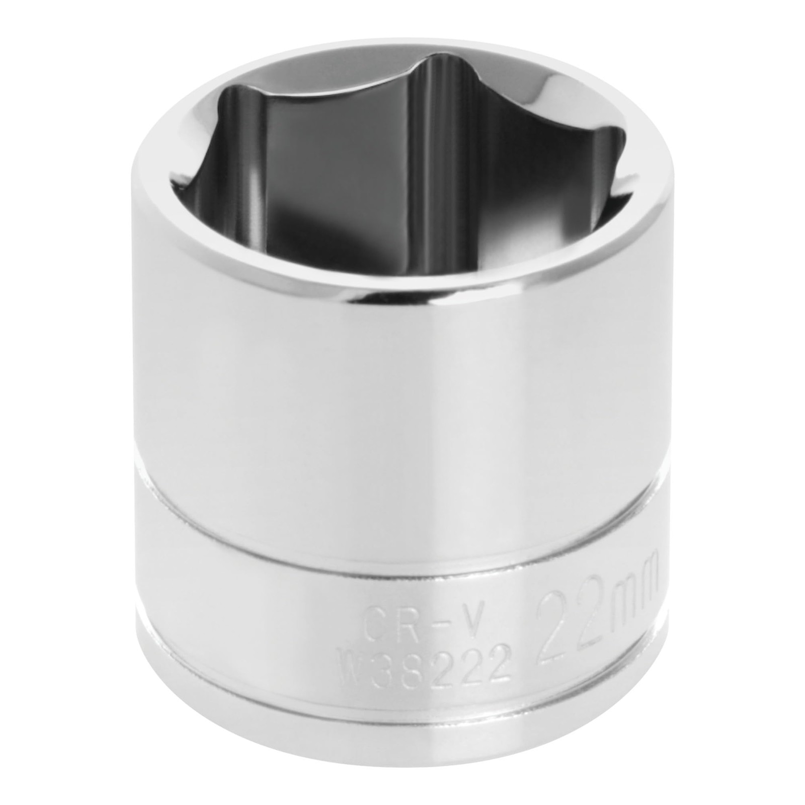 Performance Tool W38222 6-Point Socket, 3/8" Drive 22mm