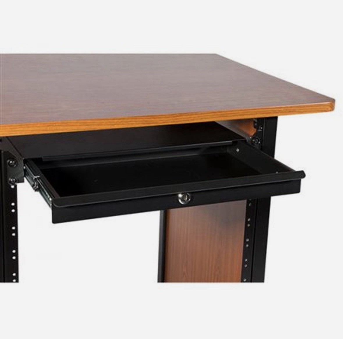 On-Stage Stands RDLS1000 1U Locking Rack Drawer (Shallow)