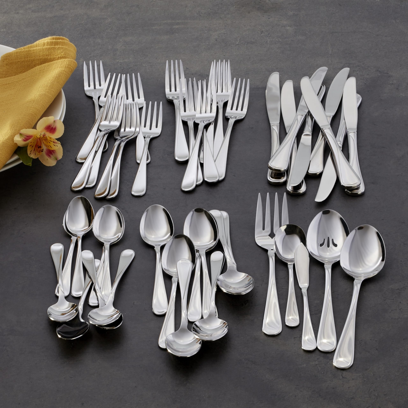 Oneida Flatware Flight Iced Tea Spoons Set of 4