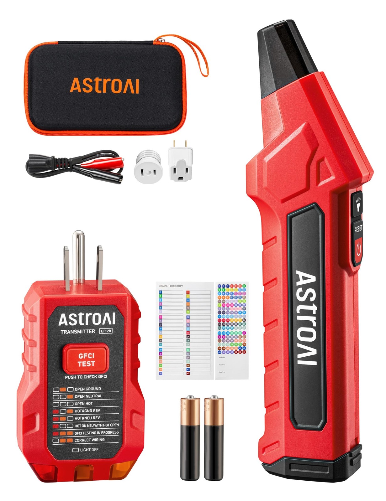 AstroAI Circuit Breaker Finder with GFCI Outlet Tester Electrical Tool