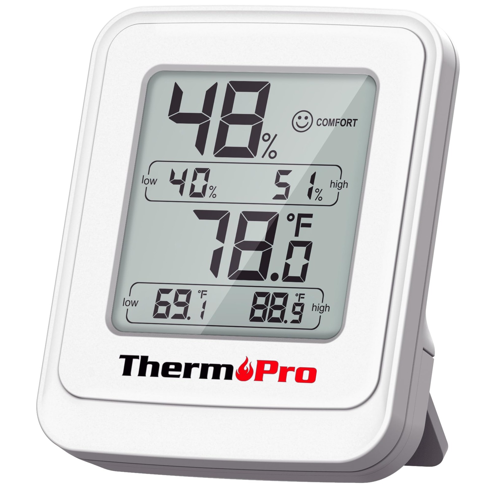 ThermoPro TP150 Greenhouse Thermometer Hygrometer, IPX5 High-Humidity...