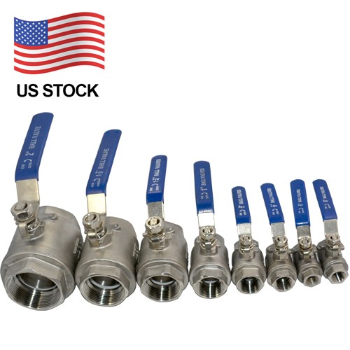 1/2"- 4" 1" 2" 3" 1.5 3/4 inch Ball Valve NPT Female Thread Stainless Steel US