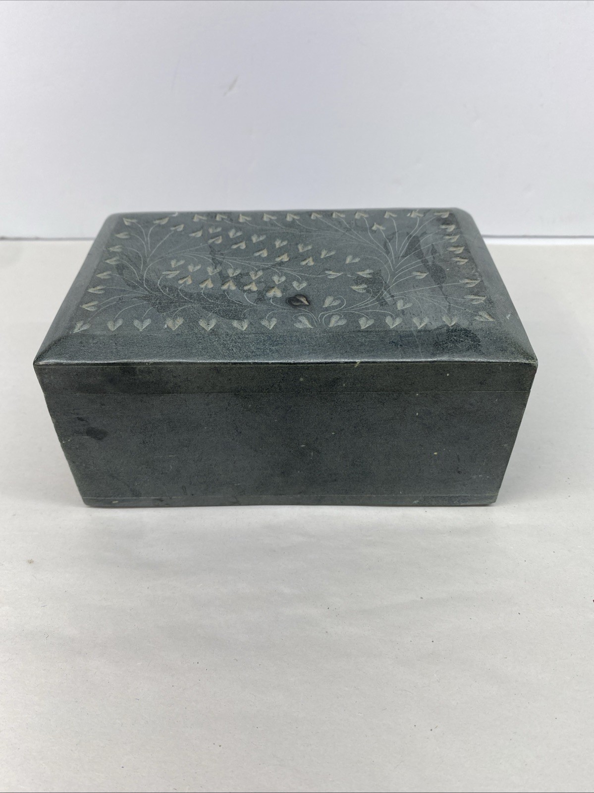 Soapstone Carved Box