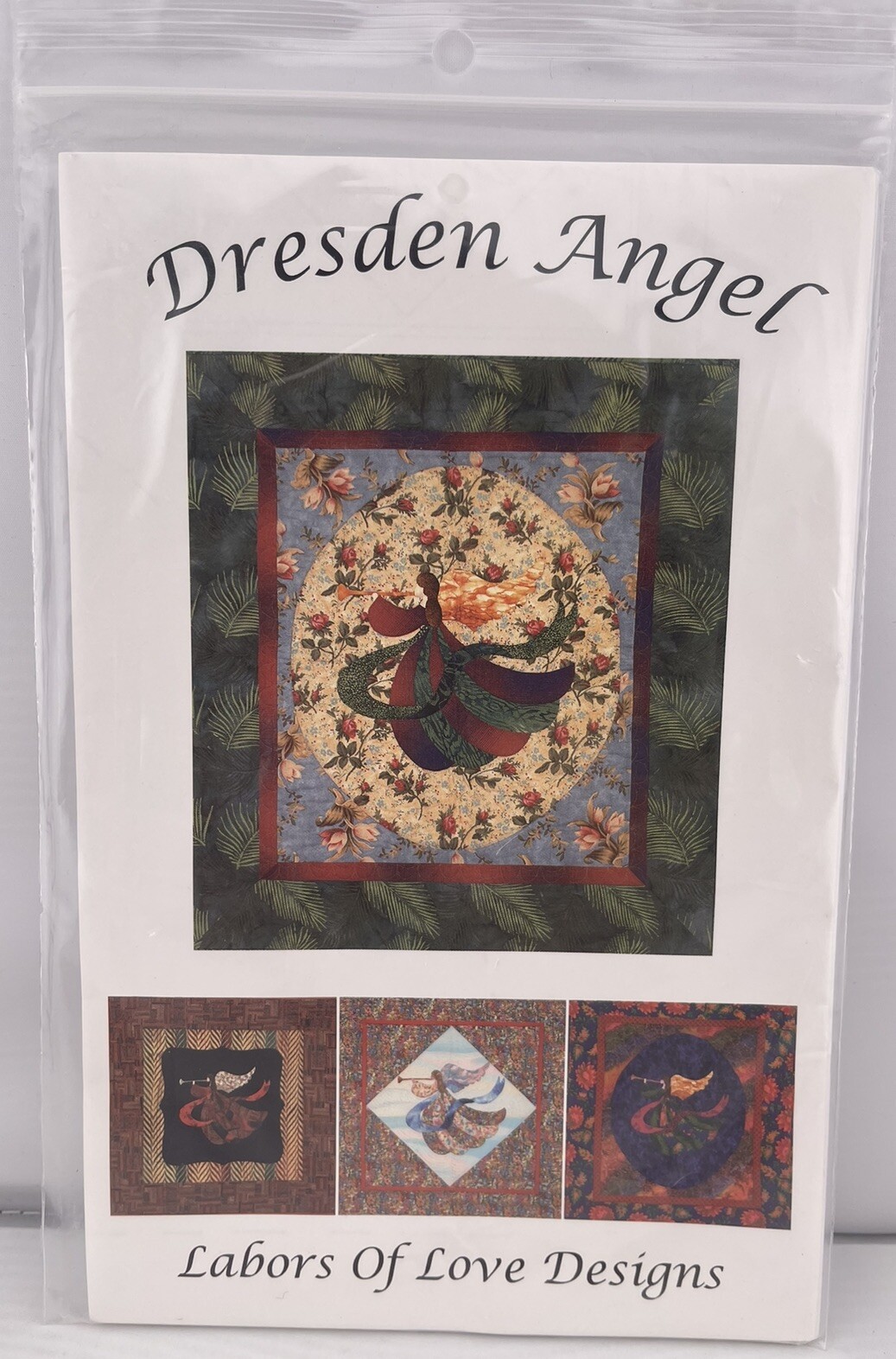 Labor of Love Designs Dresden Angel Quilt Pattern Applique Makes 4 Variations