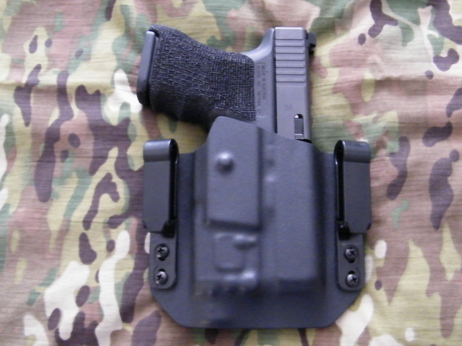 G-Code IWB Black Injection Molded Belt Clips 1.75"