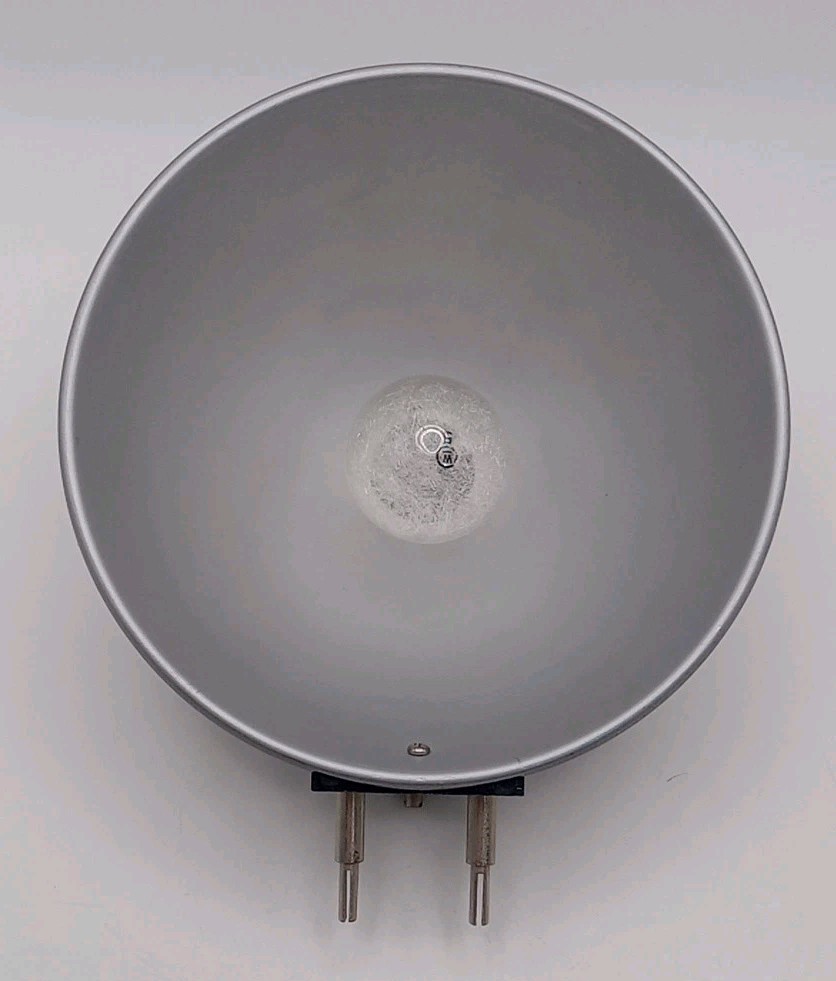 Vintage 5" ANSCO Flash Holder Reflector for Ready Flash Camera~With One Bulb!