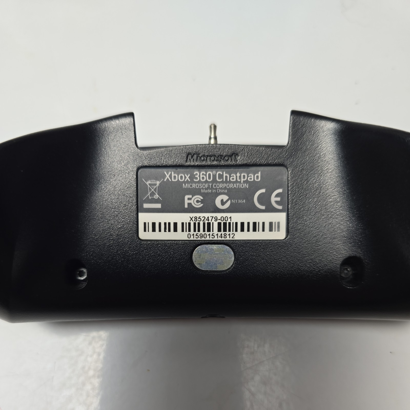 Microsoft Xbox 360 Keyboard Chat Pad - Black - Good Condition