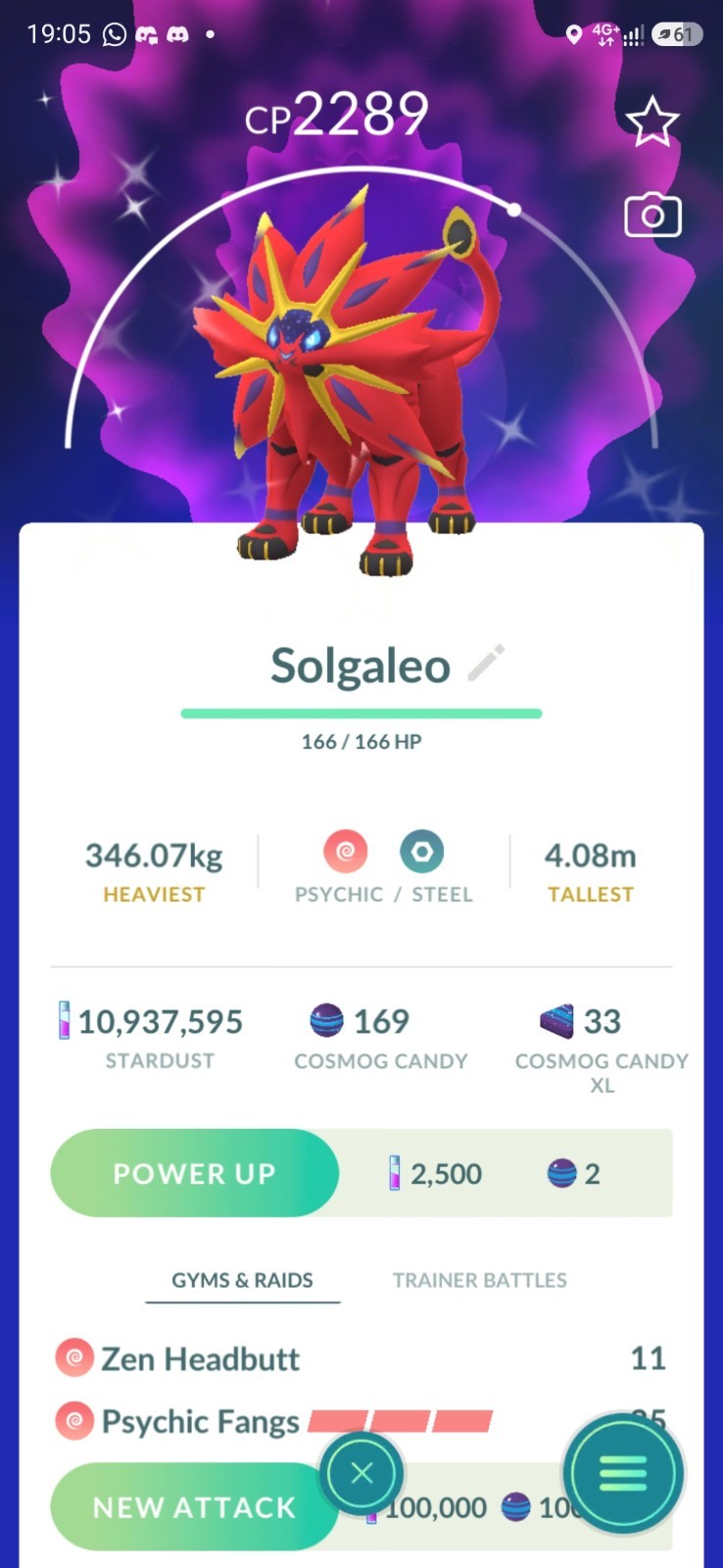 Shiny Solgaleo Pokémon Trade✨️ GO - Ultra Friends / Registered