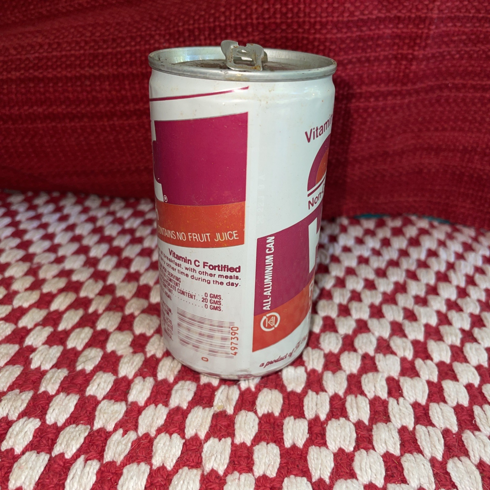 Hi-C Red Punch tin can