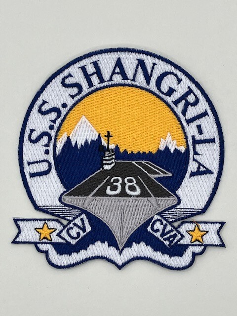 Ship's crest patch of USS SHANGRI-LA (CV/CVA 38)