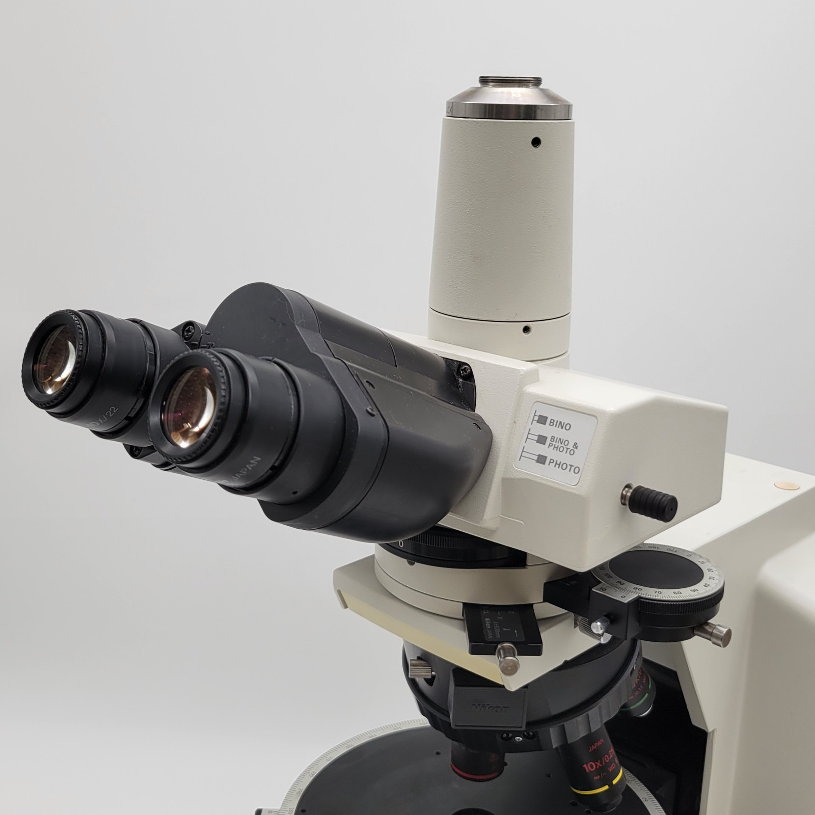 Nikon Microscope Eclipse E600 Pol with Trinocular Head Polarizing