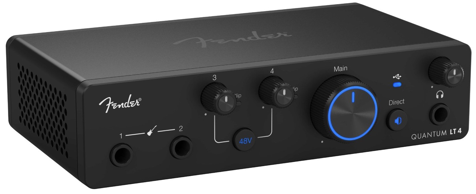 Fender Quantum LT 4 USB-C 4x2 Bus Powered Recording Interface+XLR Cable