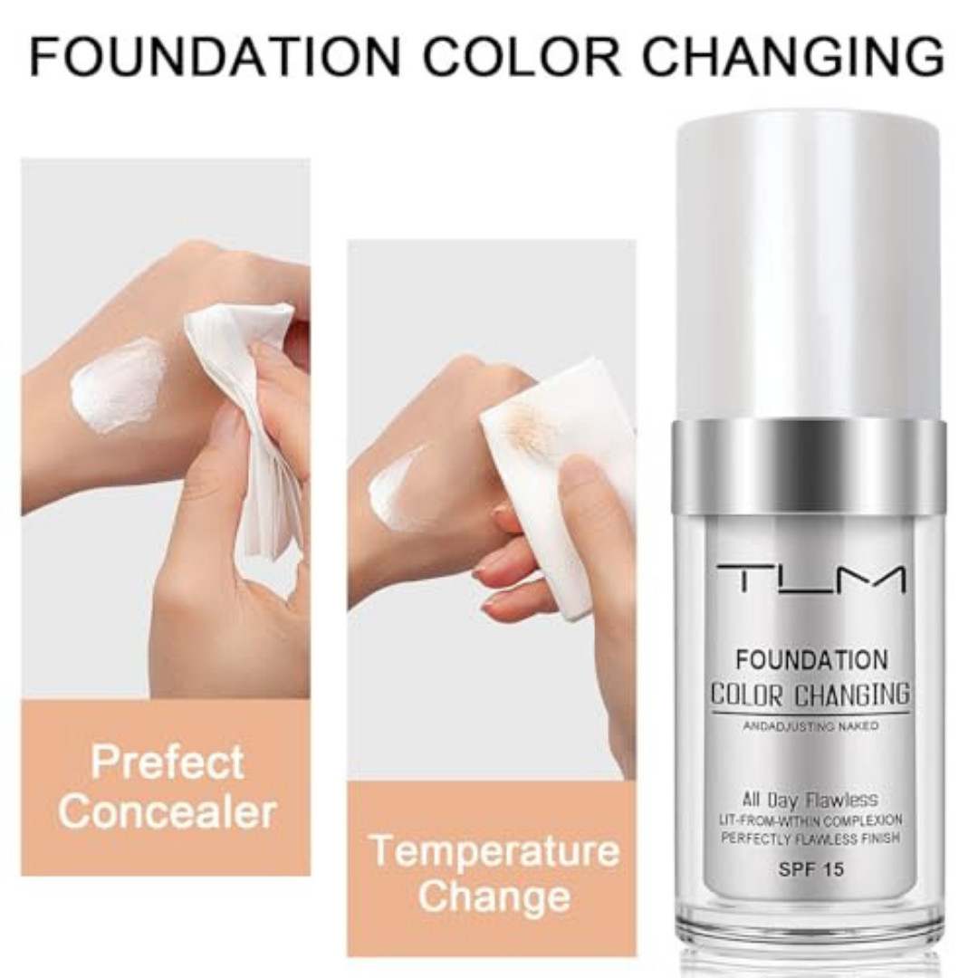 2X TLM Pro Classic Colour Changing Foundation Magic Flawless Concealer Makeup