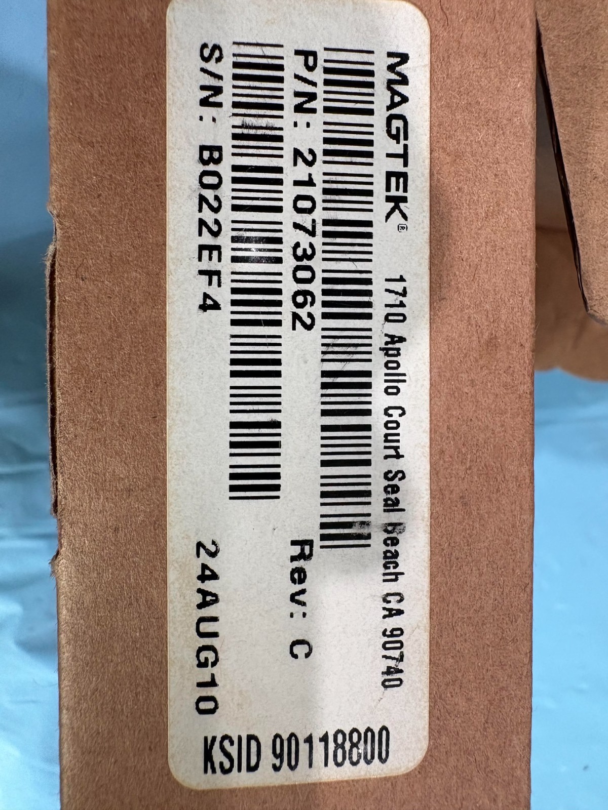 MagTek Dynamag USB Magnetic Stripe Card Reader PN 21073062 - With Box & Cable