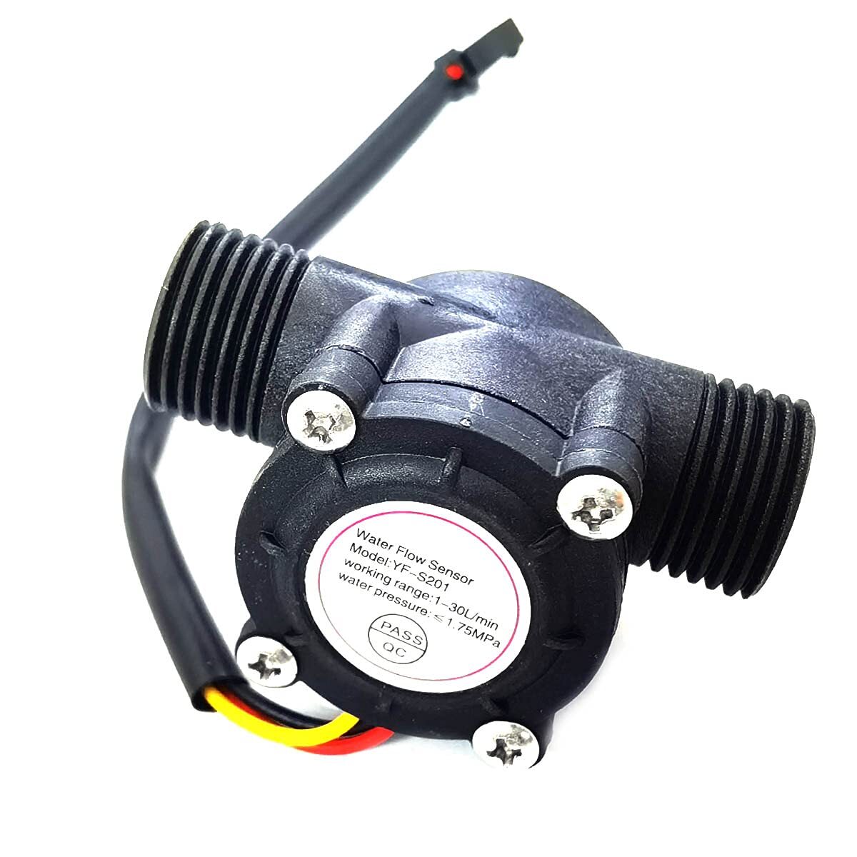 1/2" Water Flow Hall Sensor Control Switch Fluid Flow Meter Flowmeter Counter...