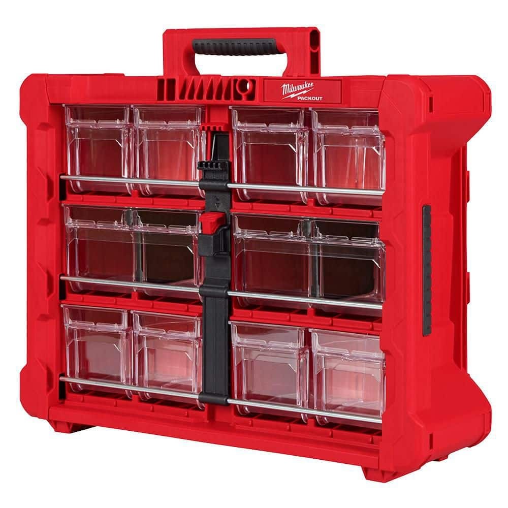 Milwaukee PACKOUT 10 Compartment Tilt Bin Organizer