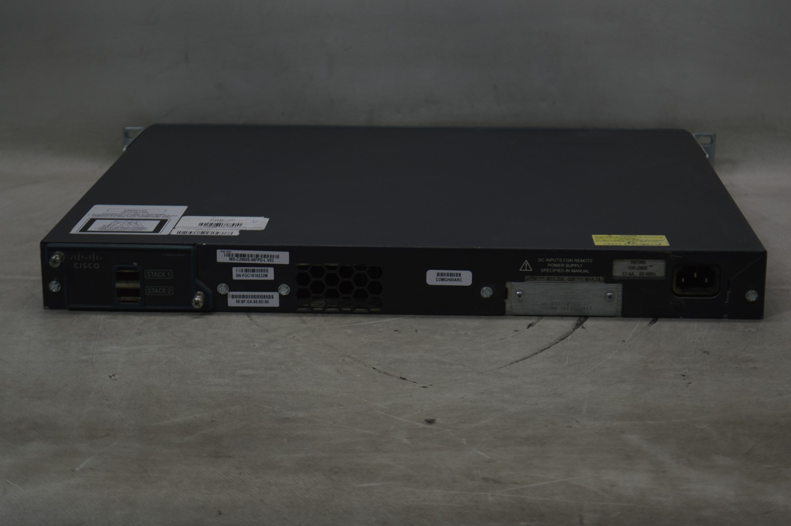 Cisco Systems C2960S-48FPD-L V04 Network Switch
